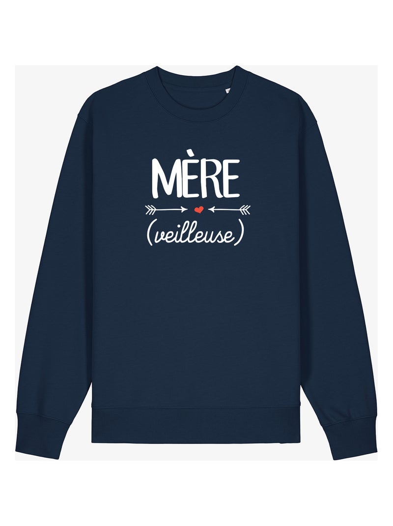 Sweat Femme - MÈRE (VEILLEUSE) Bleu marine - Kiabi