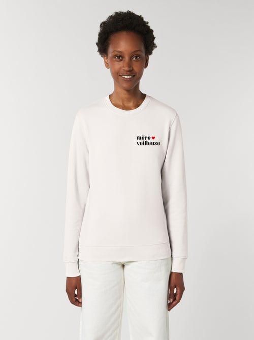 Sweat Femme - MERE VEILLEUSE COEUR 2 - Kiabi