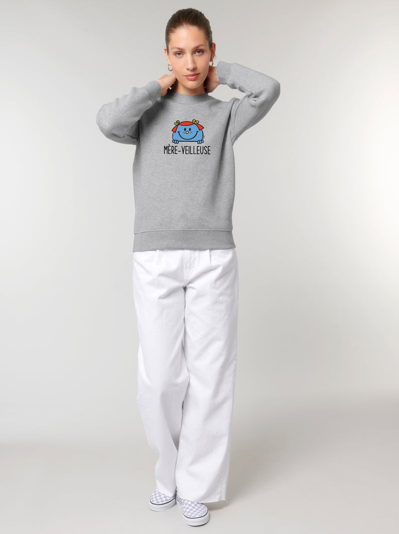Sweat Femme - MERE VEILLEUSE Gris chiné - Kiabi