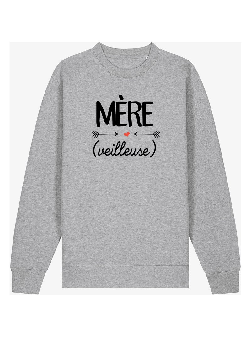 Sweat Femme - MÈRE (VEILLEUSE) Gris chiné - Kiabi