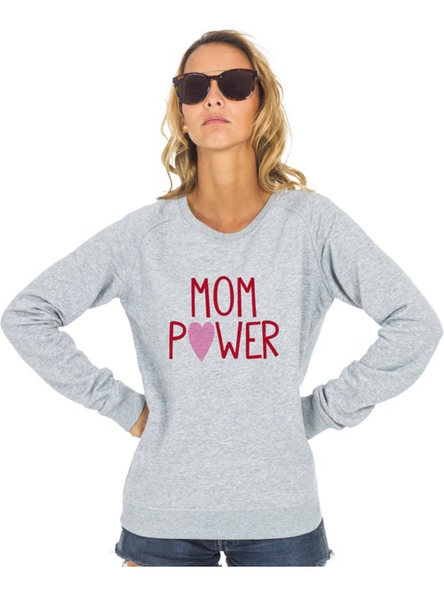 Sweat Femme - MOM POWER MPT - Kiabi