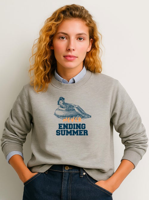 Sweat Femme - NEVER ENDING SUMMER - Kiabi