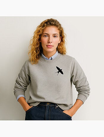 Sweat Femme - NIGHT SWALLOW CŒUR