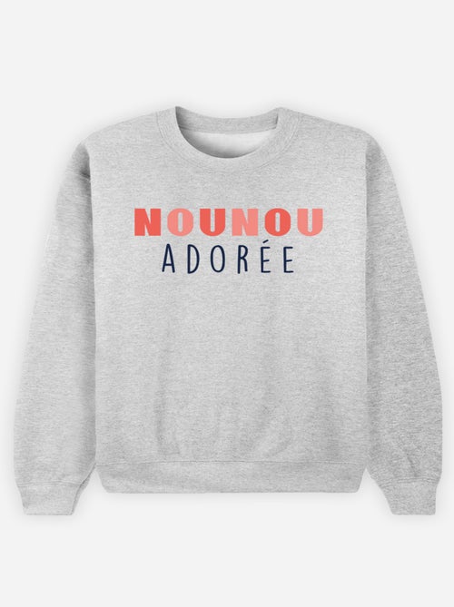 Sweat Femme - NOUNOU ADOREE - Kiabi