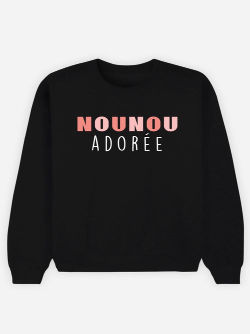 Sweat Femme - NOUNOU ADOREE - Kiabi