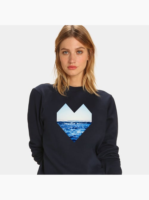 Sweat Femme - OCEAN HEART - Kiabi