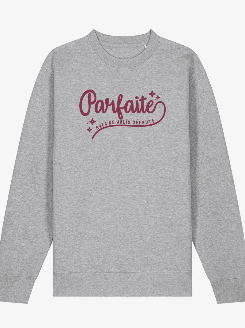 Sweat Femme - PARFAITE AVEC DE JOLIS DÉFAUTS Gris chiné - Kiabi