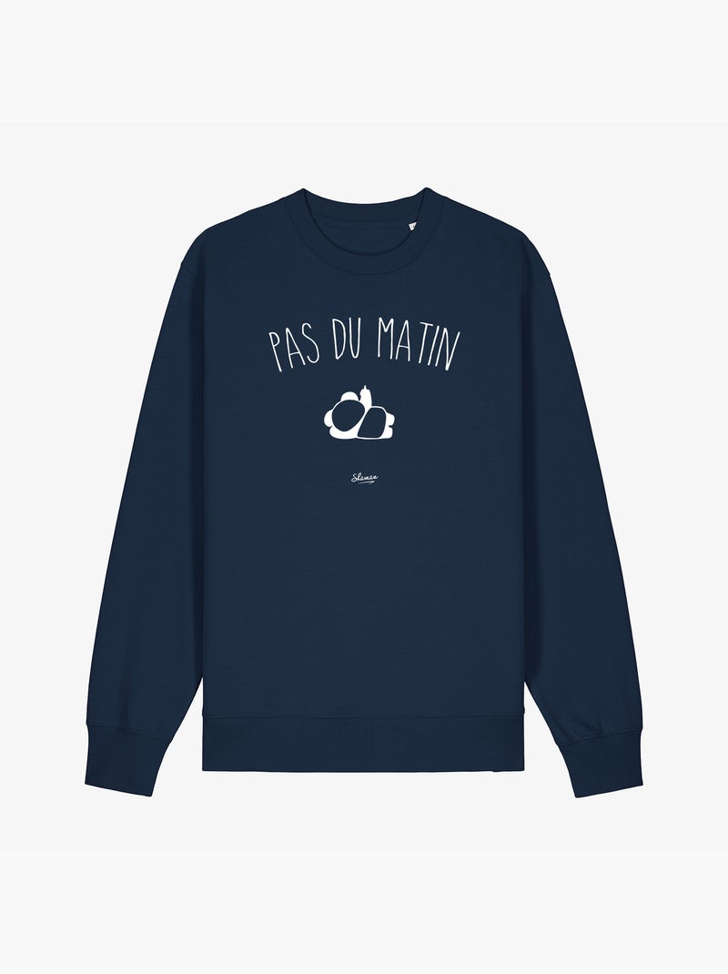 Sweat Femme - PAS DU MATIN Bleu marine - Kiabi