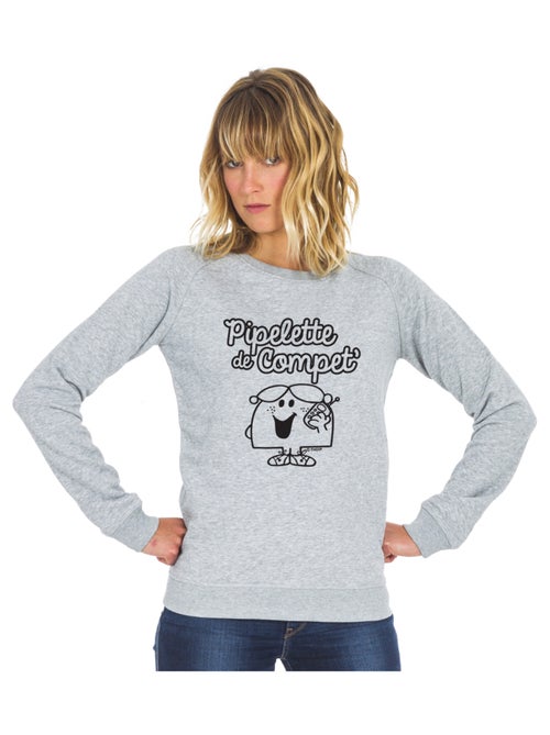 Sweat Femme - PIPELETTE DE COMPET' - Kiabi