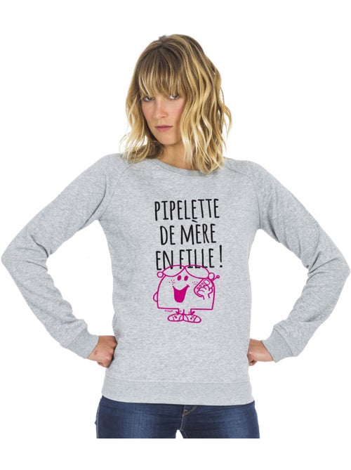 Sweat Femme - PIPELETTE DE MÈRE EN FILLE - Kiabi