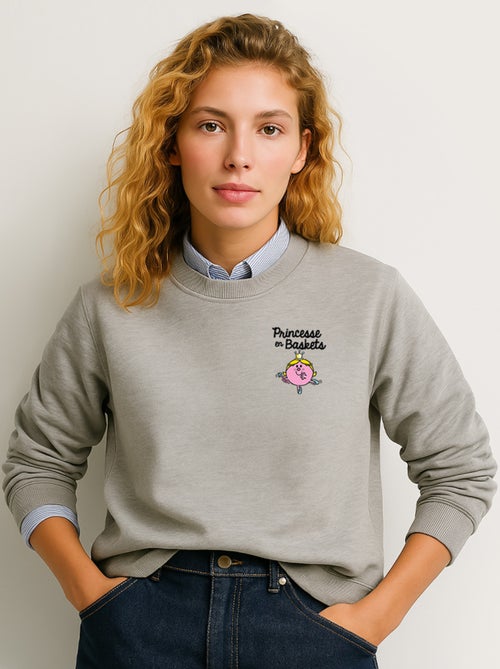 Sweat Femme - PRINCESSE EN BASKET CŒUR - Kiabi