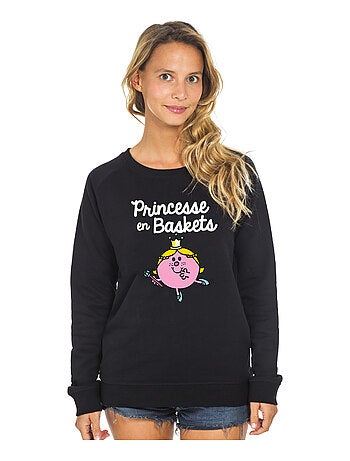 Sweat Femme - PRINCESSE EN BASKET