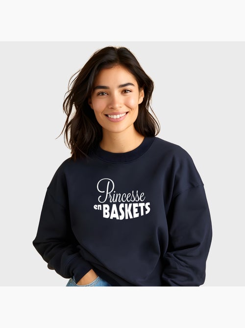 Sweat Femme - PRINCESSE EN BASKETS - Kiabi