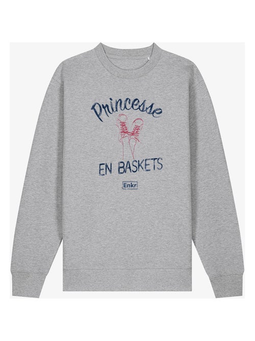 Sweat Femme - PRINCESSE EN BASKETS - Kiabi