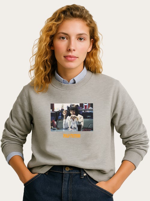 Sweat Femme - PULP FICTION MIA WALLACE - Kiabi Sweat Femme - PULP FICTION MIA WALLACE - Kiabi