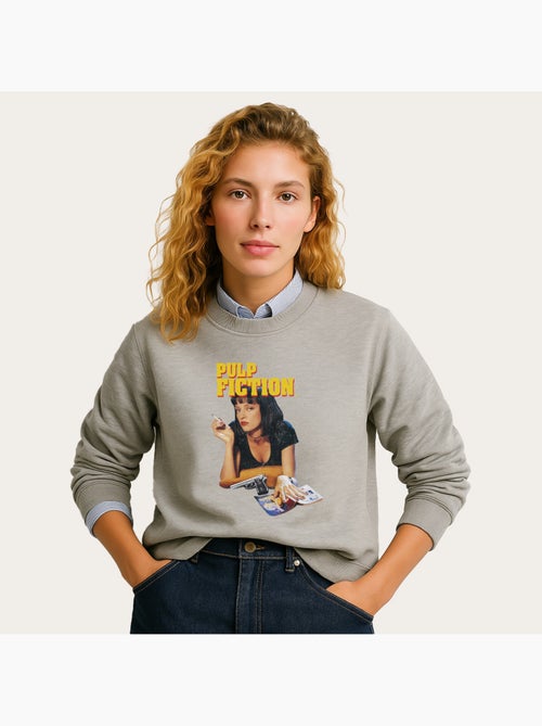Sweat Femme - PULP FICTION VINTAGE MIA WALLACE - Kiabi