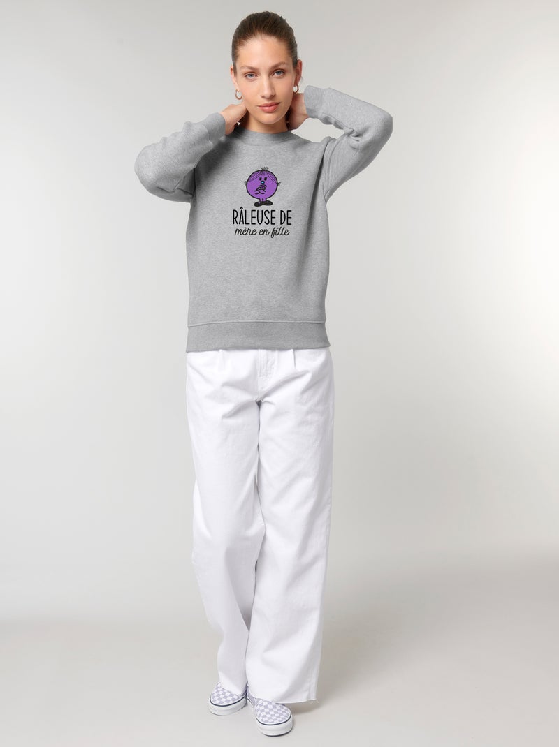 Sweat Femme - RALEUSE DE MERE EN FILLE Gris chiné - Kiabi