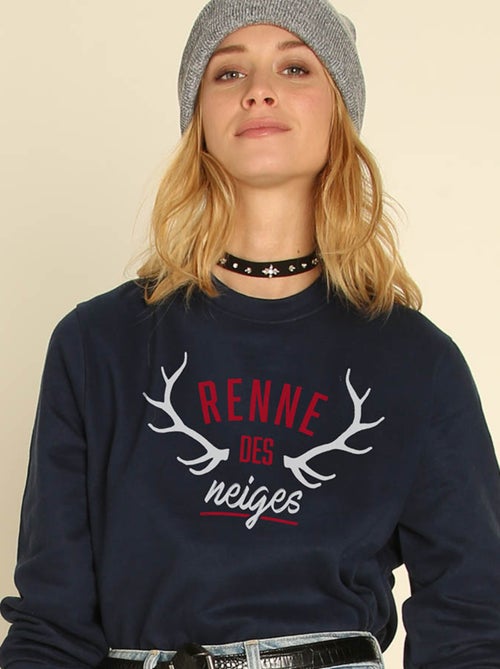 Sweat Femme - RENNE DES NEIGES - Kiabi