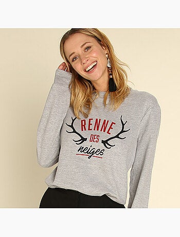 Sweat Femme - RENNE DES NEIGES
