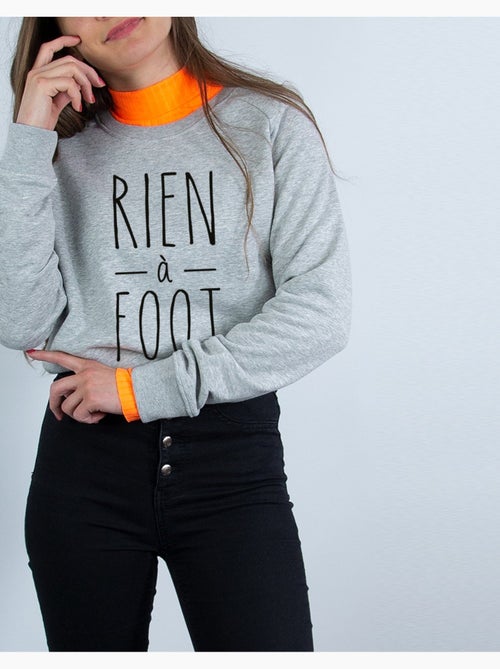 Sweat Femme - RIEN A FOOT - Kiabi