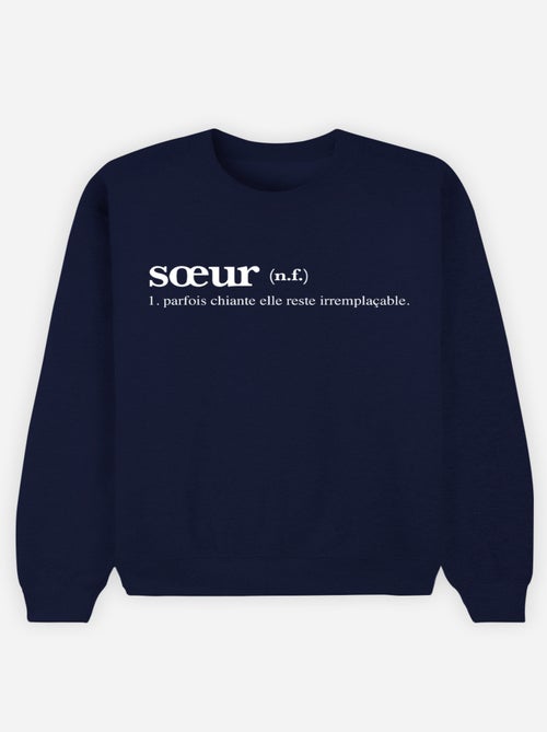 Sweat Femme - SOEUR DEFINITION 2 - Kiabi