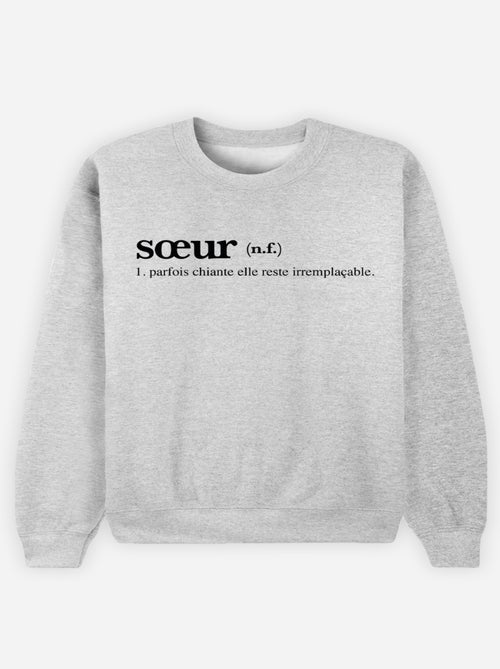 Sweat Femme - SOEUR DEFINITION 2 - Kiabi
