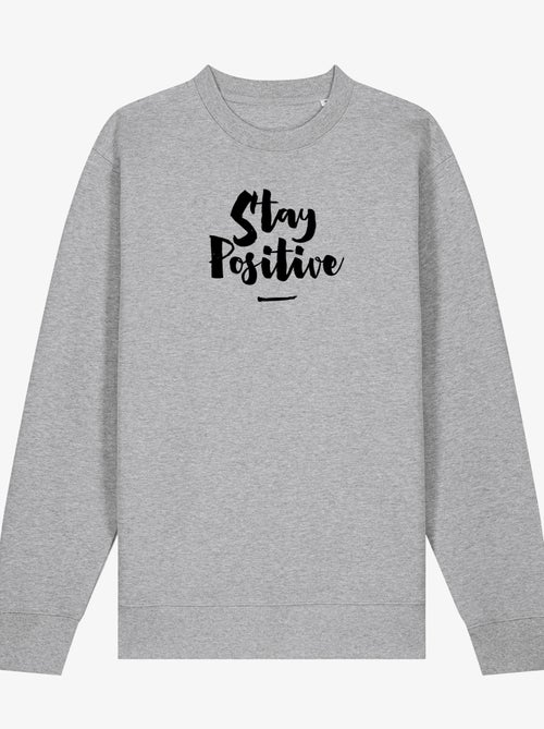 Sweat Femme - STAY POSITIVE - Kiabi