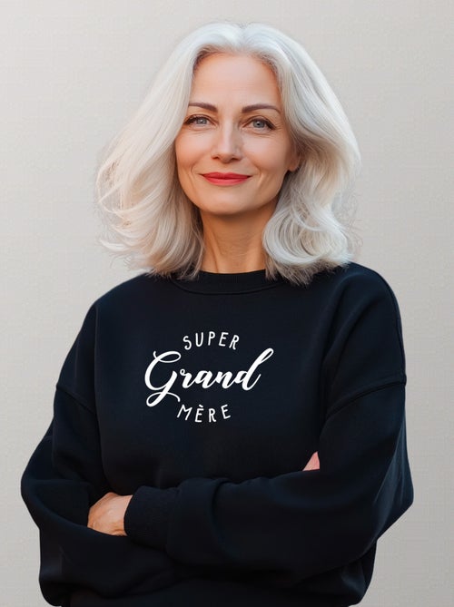 Sweat Femme - SUPER GRAND MÈRE - Kiabi