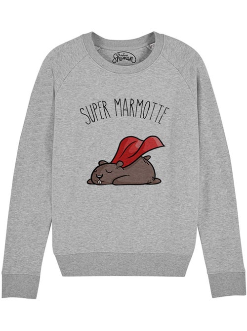 Sweat Femme - SUPER MARMOTTE - Kiabi