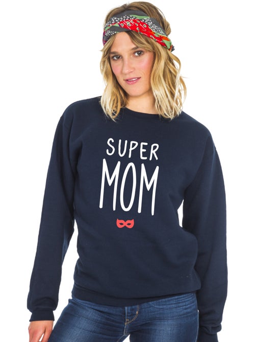 Sweat Femme - SUPER MOM 2 WAF - Kiabi