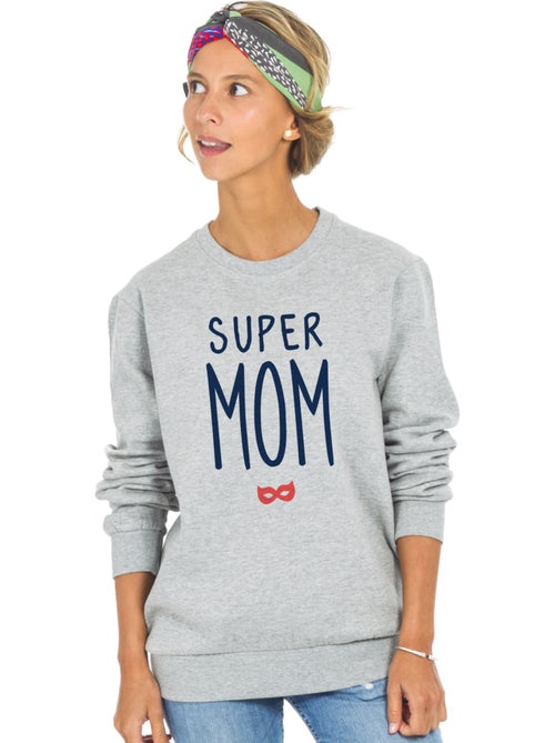 Sweat Femme - SUPER MOM 2 WAF - Kiabi