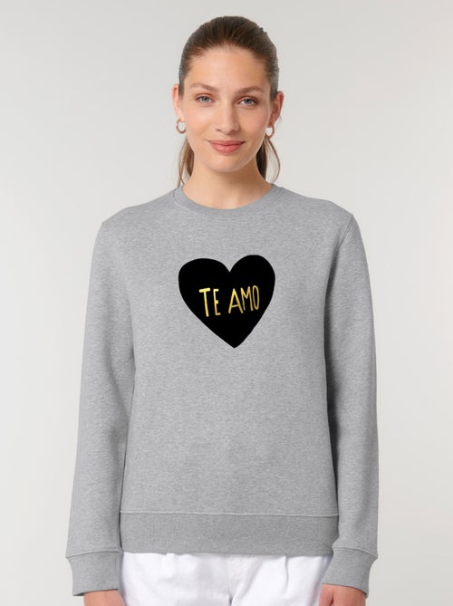 Sweat Femme - TE AMO - Kiabi
