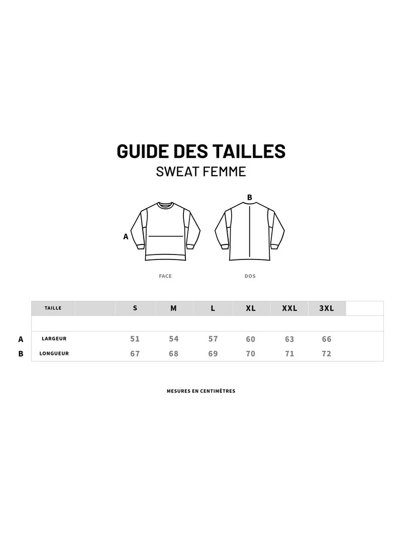 Sweat Femme - TELLE MÈRE TELLE FILLE Gris chiné - Kiabi