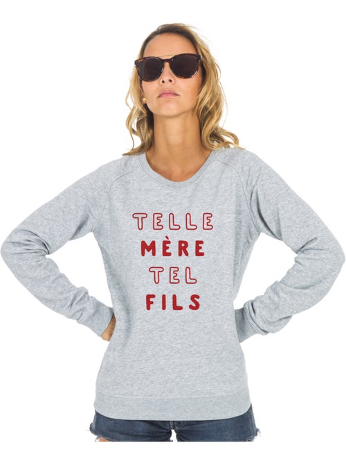Sweat Femme - TELLE MÈRE TELLE FILS MPT - Kiabi