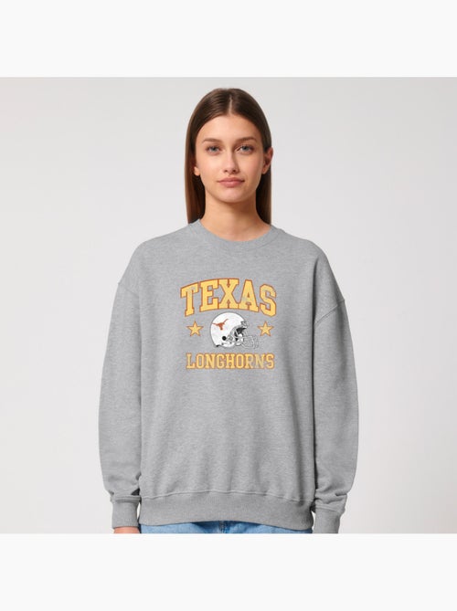 Sweat Femme - TEXAS LONGHORNS YELLOW - Kiabi