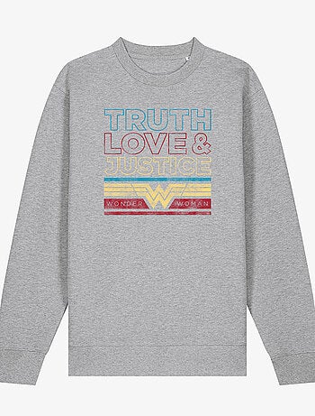 Sweat Femme - TRUTH LOVE & JUSTICE WONDER WOMAN