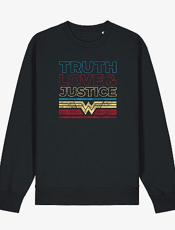 Sweat Femme - TRUTH LOVE & JUSTICE WONDER WOMAN