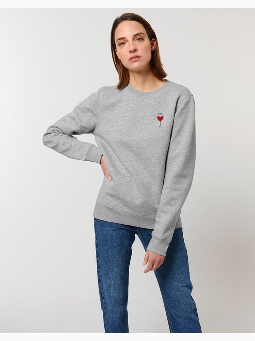 Sweat Femme - VERRE VIN - Kiabi