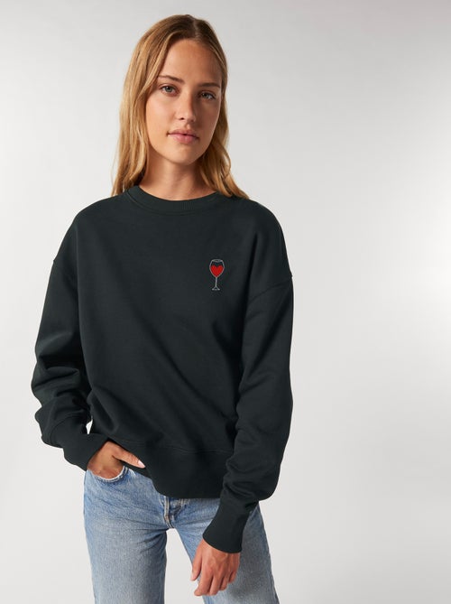 Sweat Femme - VERRE VIN - Kiabi