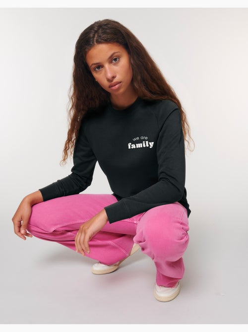 Sweat Femme - WE ARE FAMILY COEUR - Kiabi