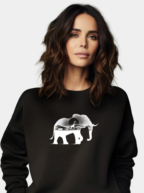 Sweat Femme - WILD AFRICA - Kiabi