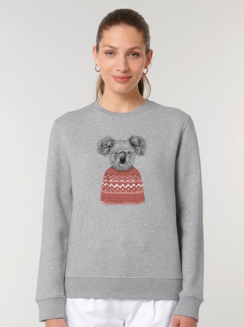 Sweat Femme - WINTER KOALA RED - Kiabi