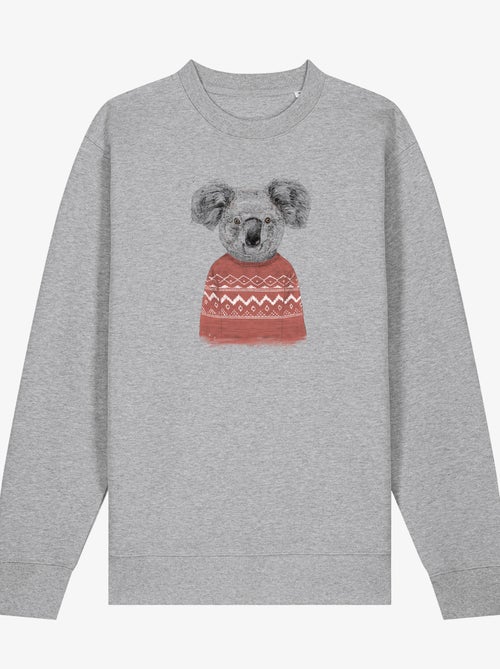 Sweat Femme - WINTER KOALA RED - Kiabi