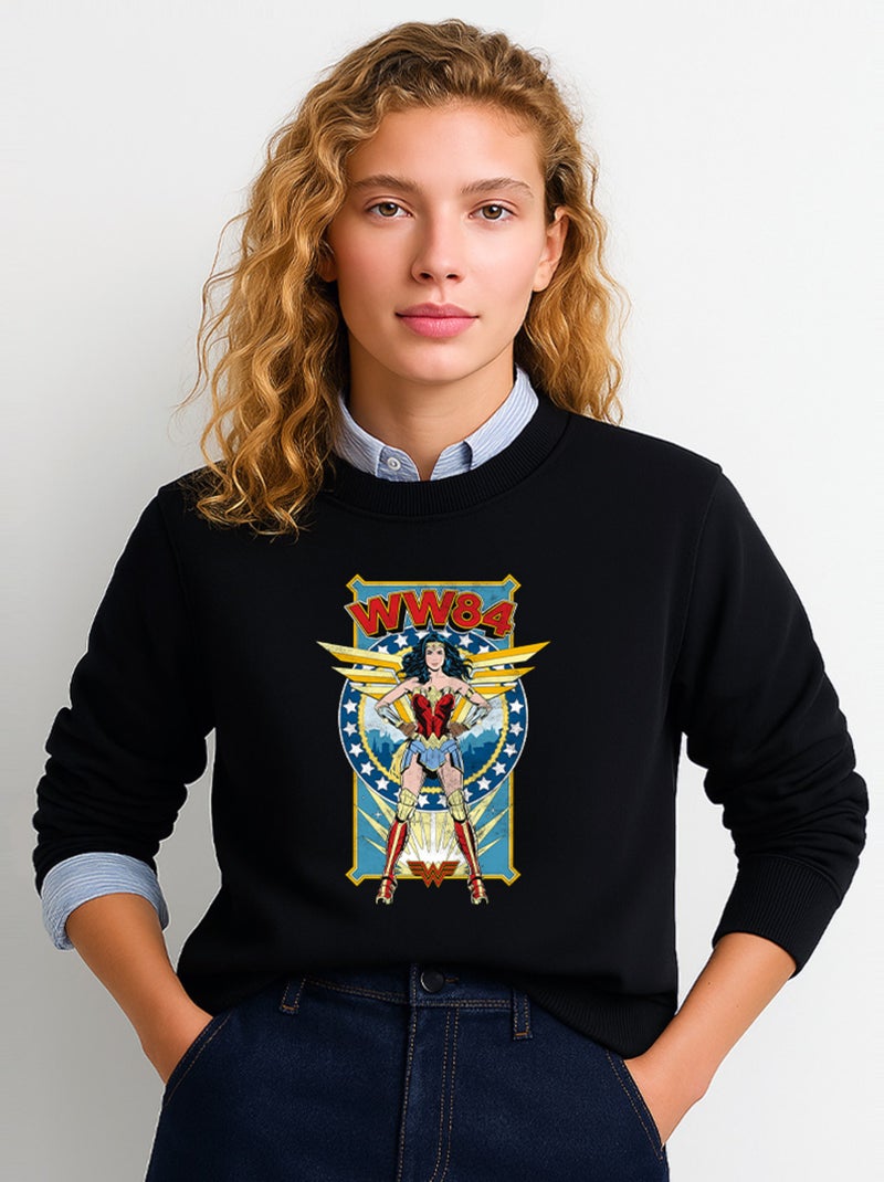 Sweat Femme - WONDER WOMAN 84 Noir - Kiabi
