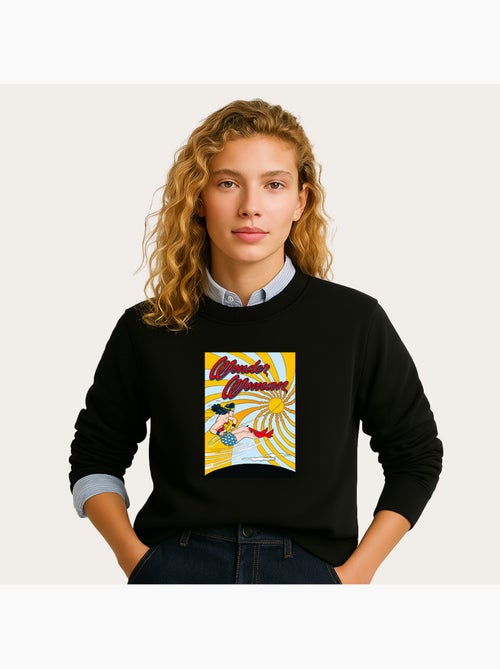 Sweat Femme - WONDER WOMAN FLYING - Kiabi