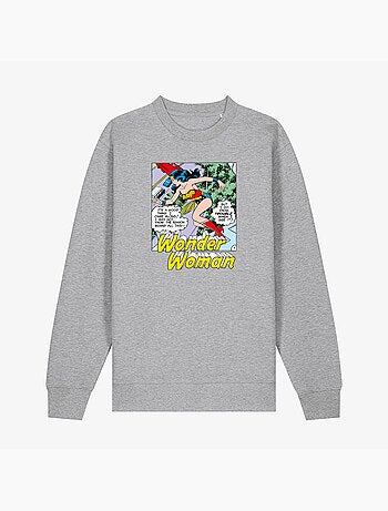 Sweat Femme - WONDER WOMAN I DO KNOW TROUBLE WHEN I SEE IT