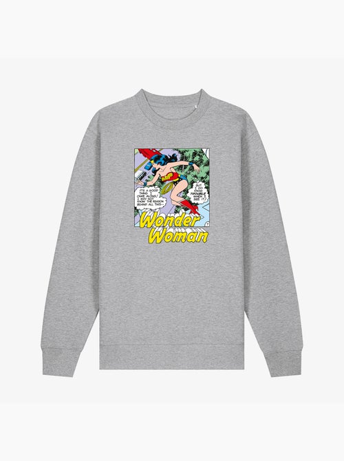 Sweat Femme - WONDER WOMAN I DO KNOW TROUBLE WHEN I SEE IT - Kiabi