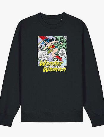 Sweat Femme - WONDER WOMAN I DO KNOW TROUBLE WHEN I SEE IT