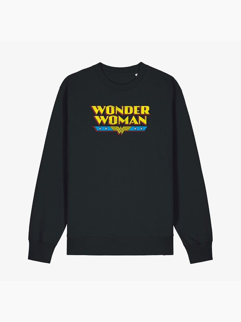 Sweat Femme - WONDER WOMAN Noir - Kiabi
