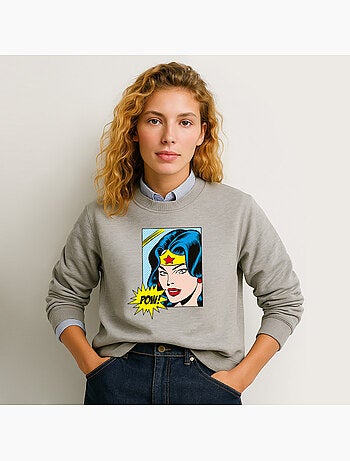 Sweat Femme - WONDER WOMAN POW